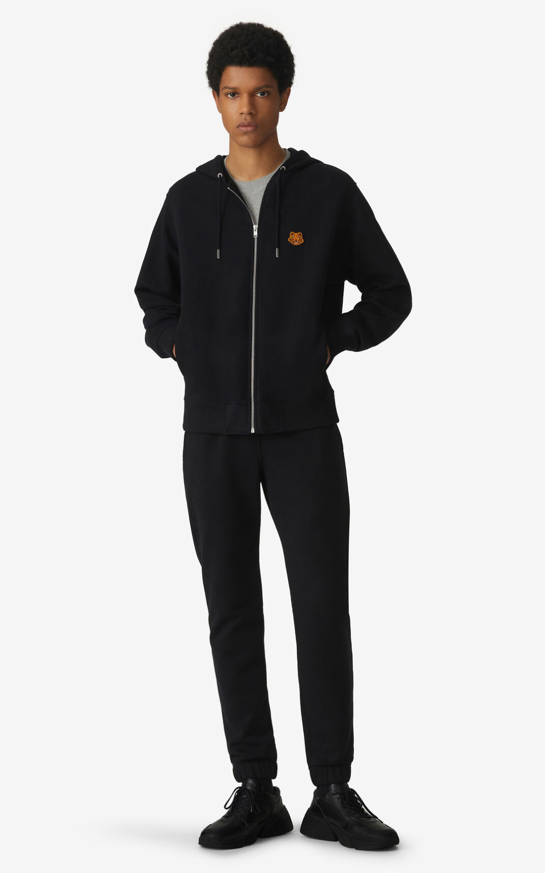 Kenzo Tiger Crest Jogger Hombre Negras | 3710624-VT